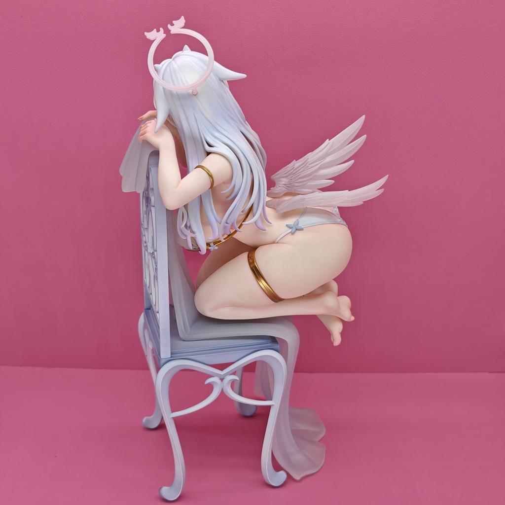 LATEST Native Figure HOTVENUS Pure White Angel-chan 1/6 Animation Girl POLYVINYL CHLORIDE Action Figure Plaything Statue Adult Game Collector-Worthy