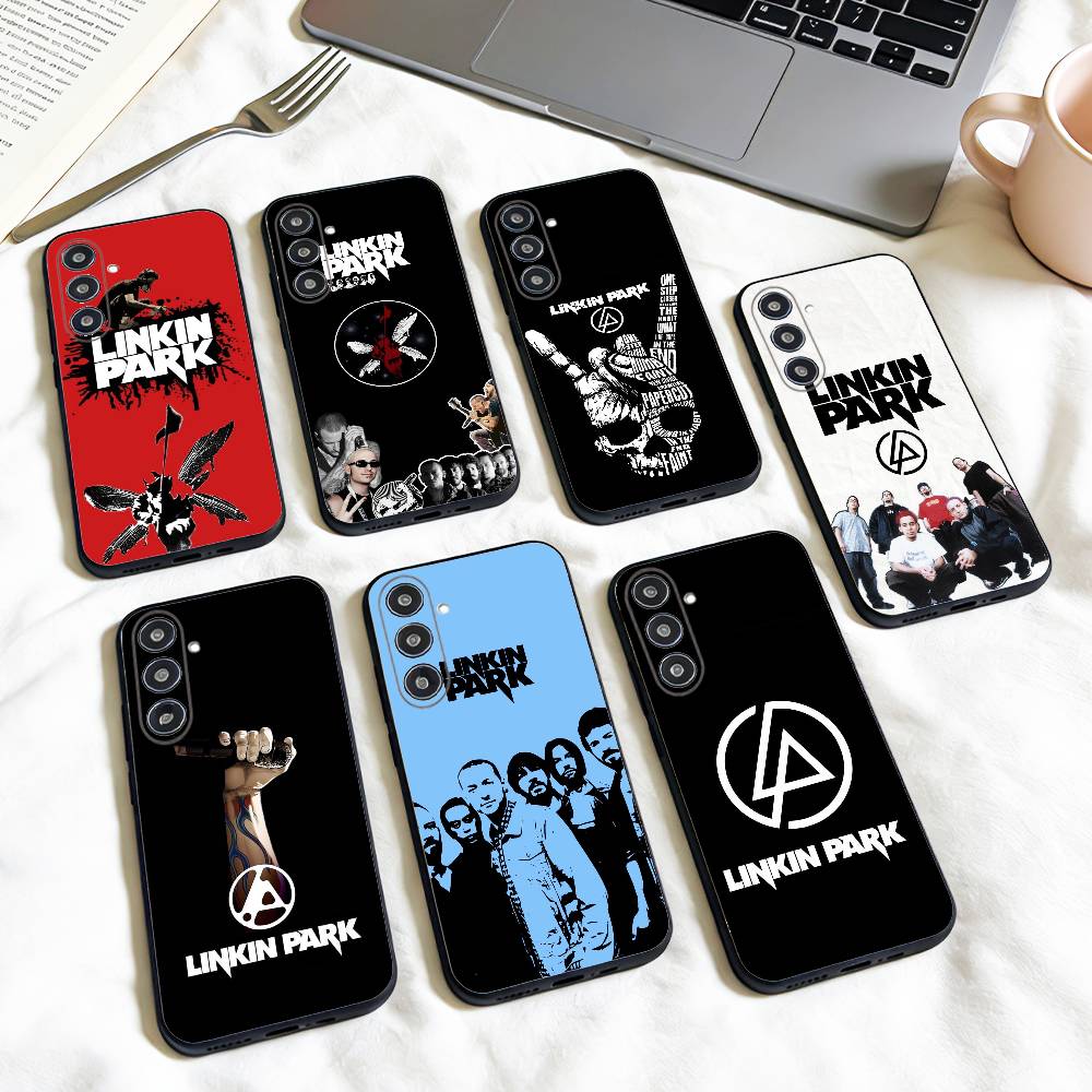 New Metal L-Linkin Park phone Case For Samsung Galaxy A73,A72,A71,A70,A53,A52,A51,Others Soft Black Shell