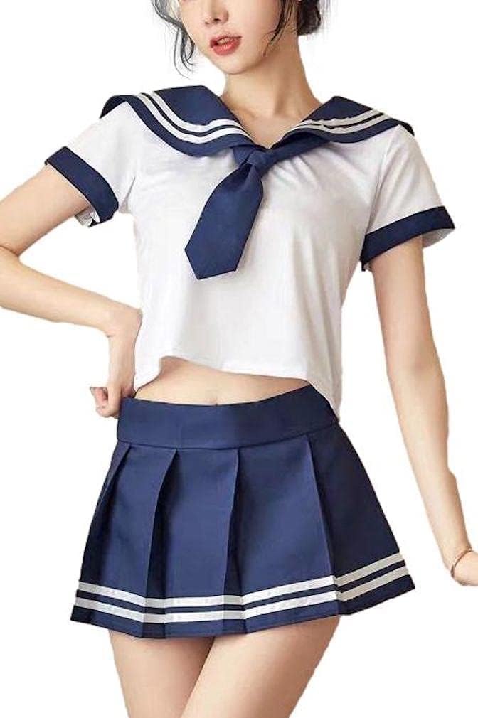 High School Girl Sailor Uniform Cosplay Sexy JK Costume Set Costume Extreme Erotic Adult Goods Party Event Plus Size Halloween Christmas Sailor Erotic