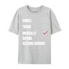 Single Taken Unisextally Dating Katsuki Bakugo Funny Cosie T Shirt Autumn Crew Neck Combed Cotton Unisex T Shirt Group