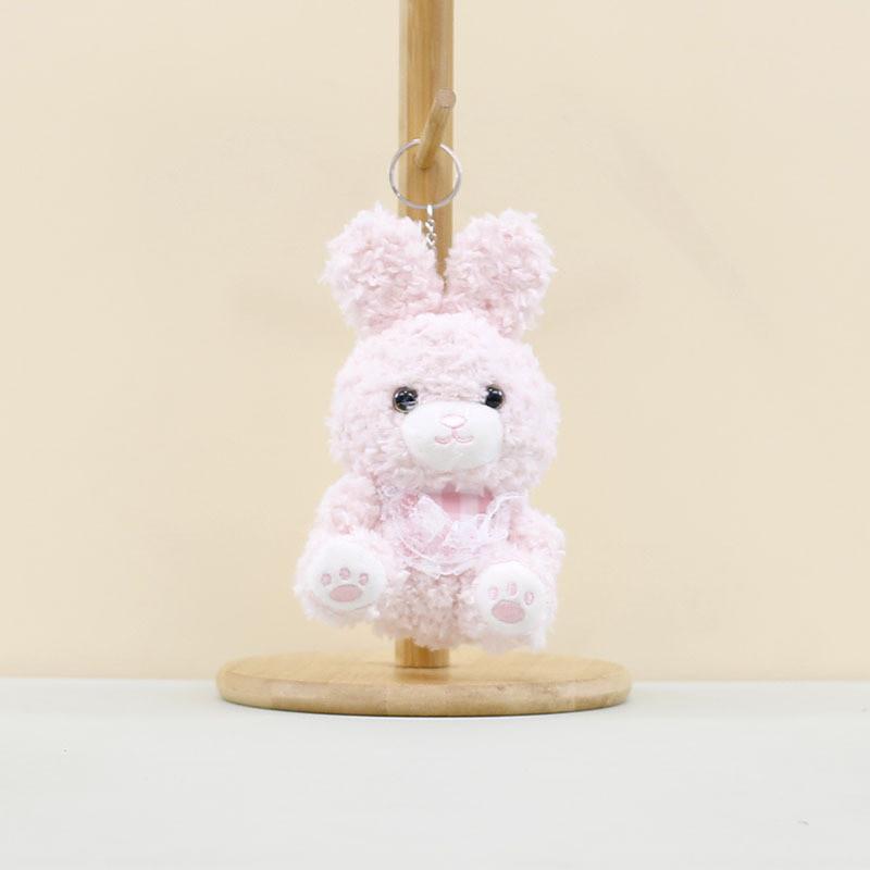 Charming Plush Bear Keychain Cozy Pp Cotton Filling Soft Toy Key Holder