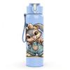 1PC Overall Baby Bunny 750ml Color Plastic Sports Water Bottle Leakproof Flip Straw Lid Suitable for Sports Office Home Use