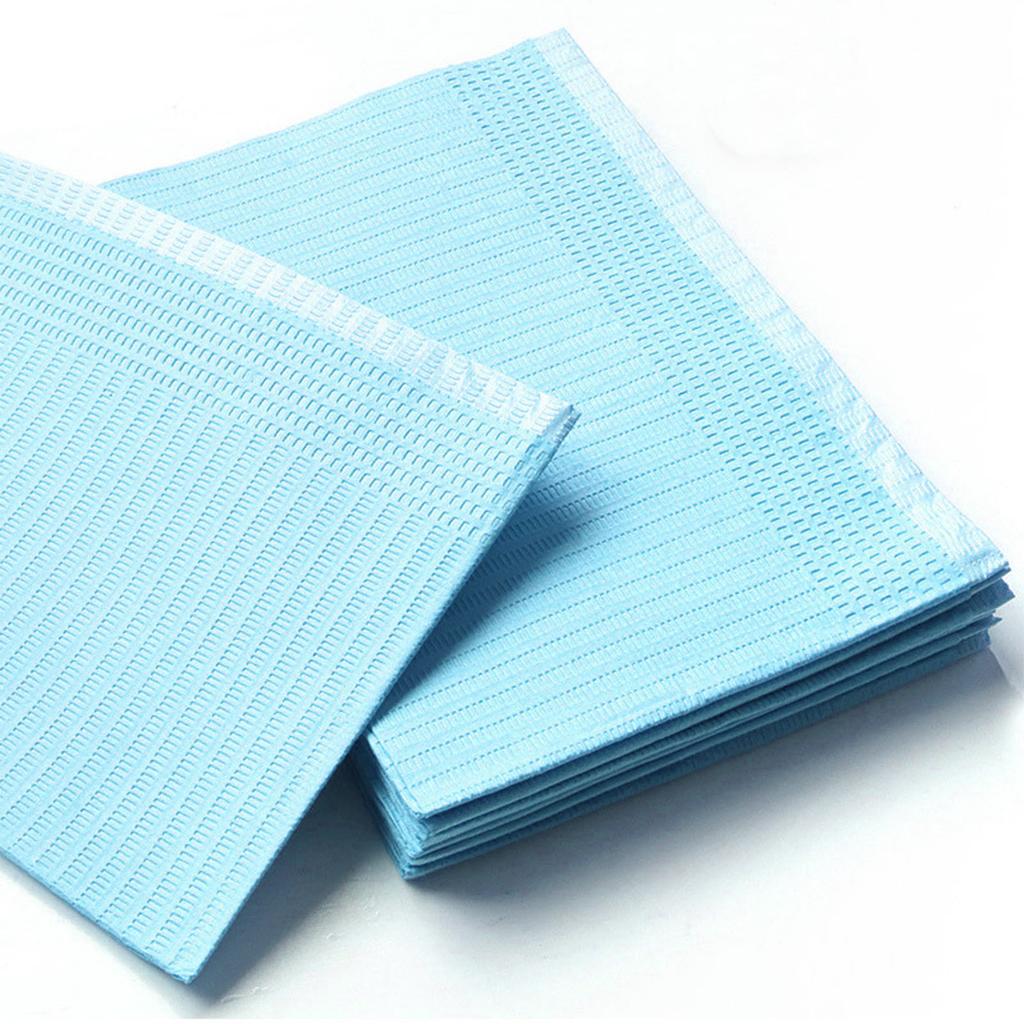 125 шт. салфетка для чистки татуировок, хорошо впитывающая плотная ткань, одноразовая скатерть для татуировщиков, синяя