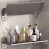 Стеллаж для хранения в ванной комнате Складной водонепроницаемый антикоррозийный большой подшипник нагрузки противоскользящий без ударов отель домашний шампунь органайзер для мытья тела полка для хранения раковины
