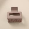 8.5CM x 10.5CM Rectangular Matte PS Hair Clip - Simple Shark Hair Accessory
