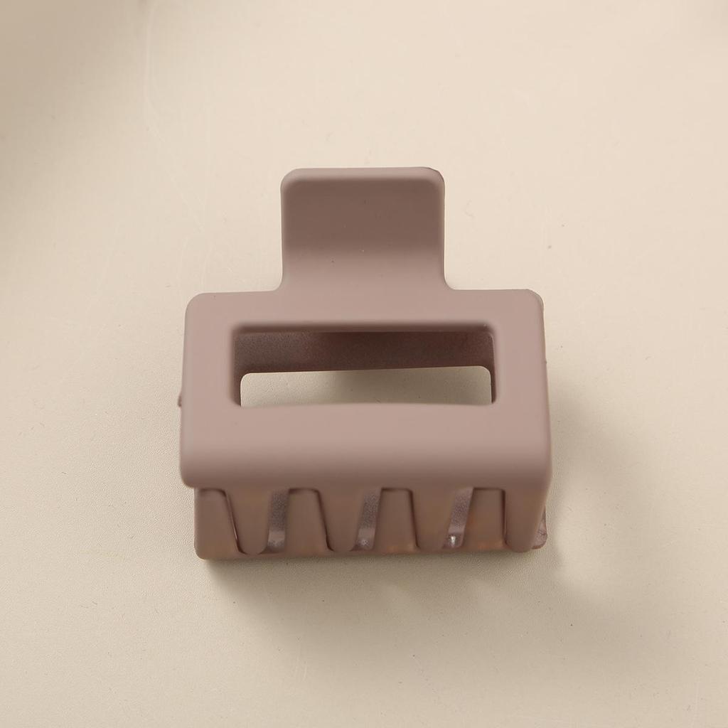 8.5CM x 10.5CM Rectangular Matte PS Hair Clip - Simple Shark Hair Accessory
