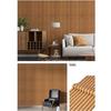 Wood Stripe Background Wall Self-adhesive Wallpaper Desk Cabinet Furniture Renovation PVC Waterproof Sticker