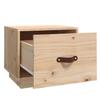 Vidaxl Szafka Nocna, 40X34X35 Cm, Lite Drewno Sosnowe