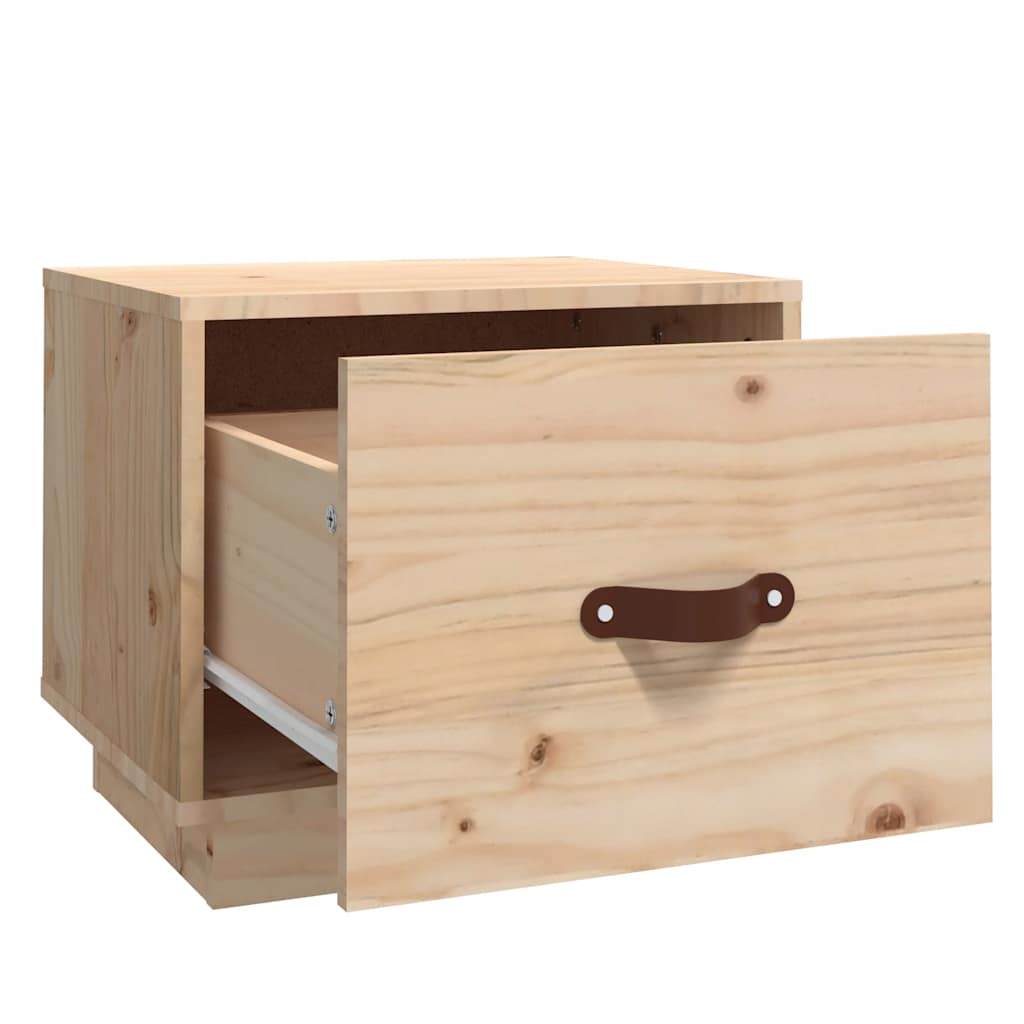 Vidaxl Szafka Nocna, 40X34X35 Cm, Lite Drewno Sosnowe