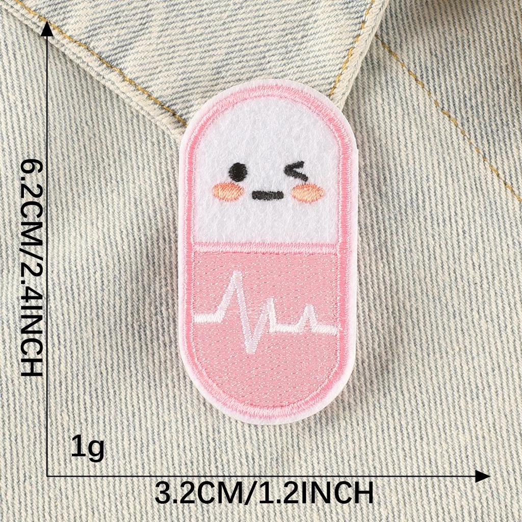 Вышитый бейдж и нашивка на одежду - легко вытягиваемая пряжка для врачей и медсестер