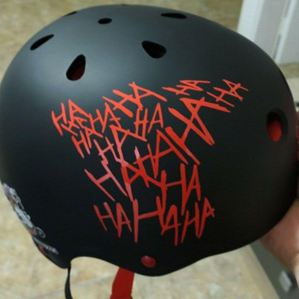 Ноутбуки Светоотражающий Декор Авто Украшение ХАХАХА Автомобильные Наклейки Мотоциклетный Шлем Наклейка на Автомобиль