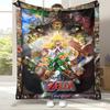 Ретро Z-Zelda Мультяшный Линк Игры Фланелевое Одеяло, Ультра Мягкий Теплый Плюшевый Плед для Дома Спальни Кровати Дивана Походного Пикника Ребенка