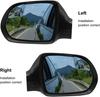 2pcs  Car Mirror Wide Angle Blind Spot Mirrors - 360° Adjustable, HD Frameless,Enhance Rearview Visibility and Reduce Blind Spots for Safe Driving
