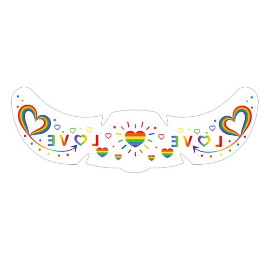 Freckle Temporary Tattoos, Waterproof & Long Lasting Face Stickers, Rainbow Color Makeup Decals for Festival, Party, Halloween