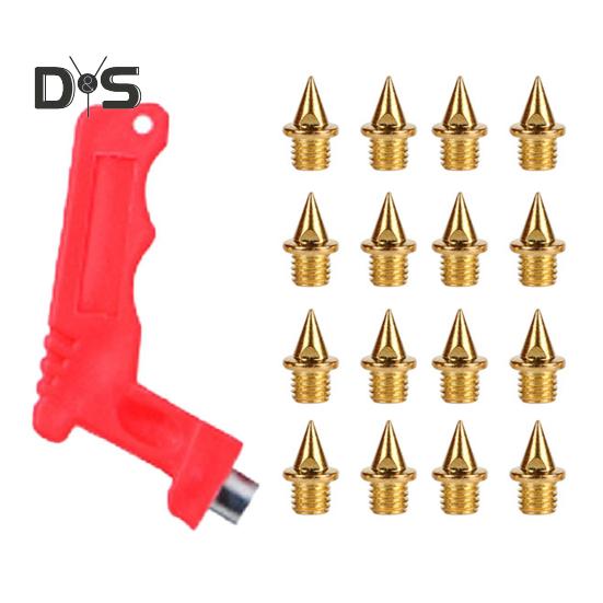 100 шт. шипов для беговых лыж из углеродистой стали, шипы для беговых и кроссовых кроссовок с ключом для шипов для спринтерских спортивных кроссовок