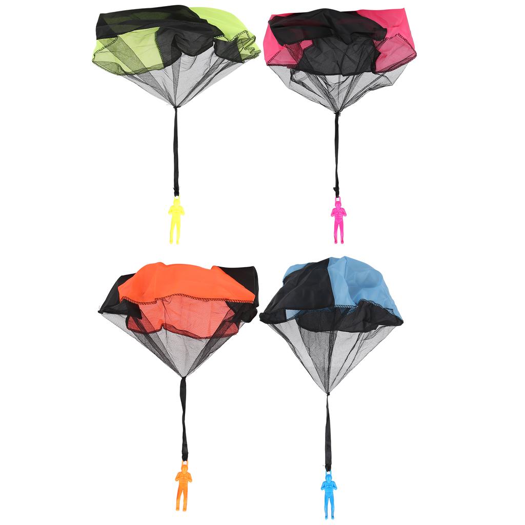 4pcs Hand Throwing Parachute Mini Soldier Sports Game Toy Educational Child Outdoor ToysA Set of