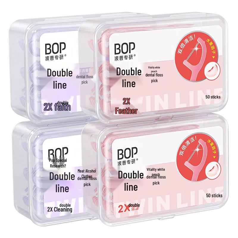 bop Зубочистки с двухлинейной нитью
