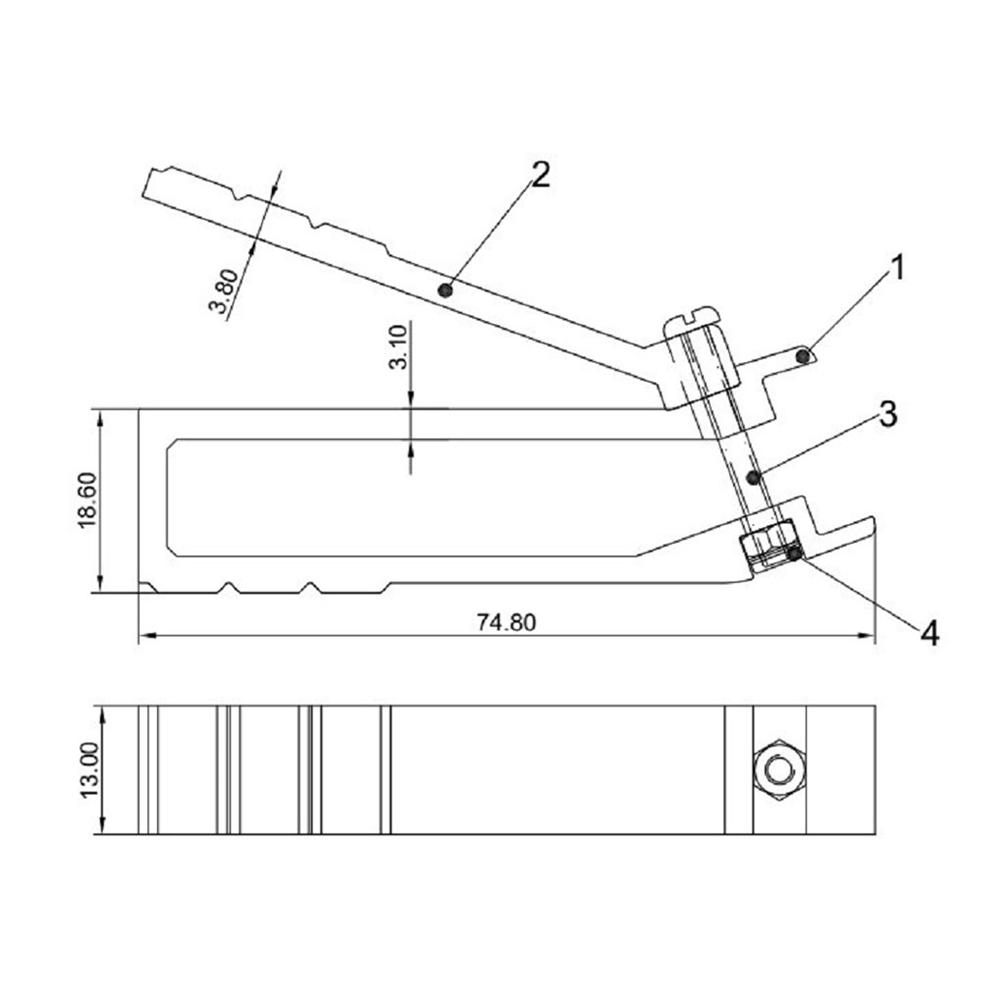 BHBL Portable Nut Insert Installation Removal Tool for Easy Operation Convenient Network Cabinet Racks