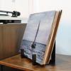 Metal LP Records Holder Desktop Display Stand Shelf for Vinyl Record Storage Minimalist Retro Album Collection Organizer