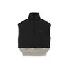 Fear of God Essentials Nylon Fleece Mockneck Vest Seal/Jet Black Men Outerwear Multi-Color 202SP244295F