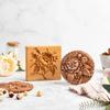 Wooden Cookies Biscuits Mold With Rose Flowers Animals Caved Embossed Patterns Baking Tools Diy Cutter Valentine'S Day Easter