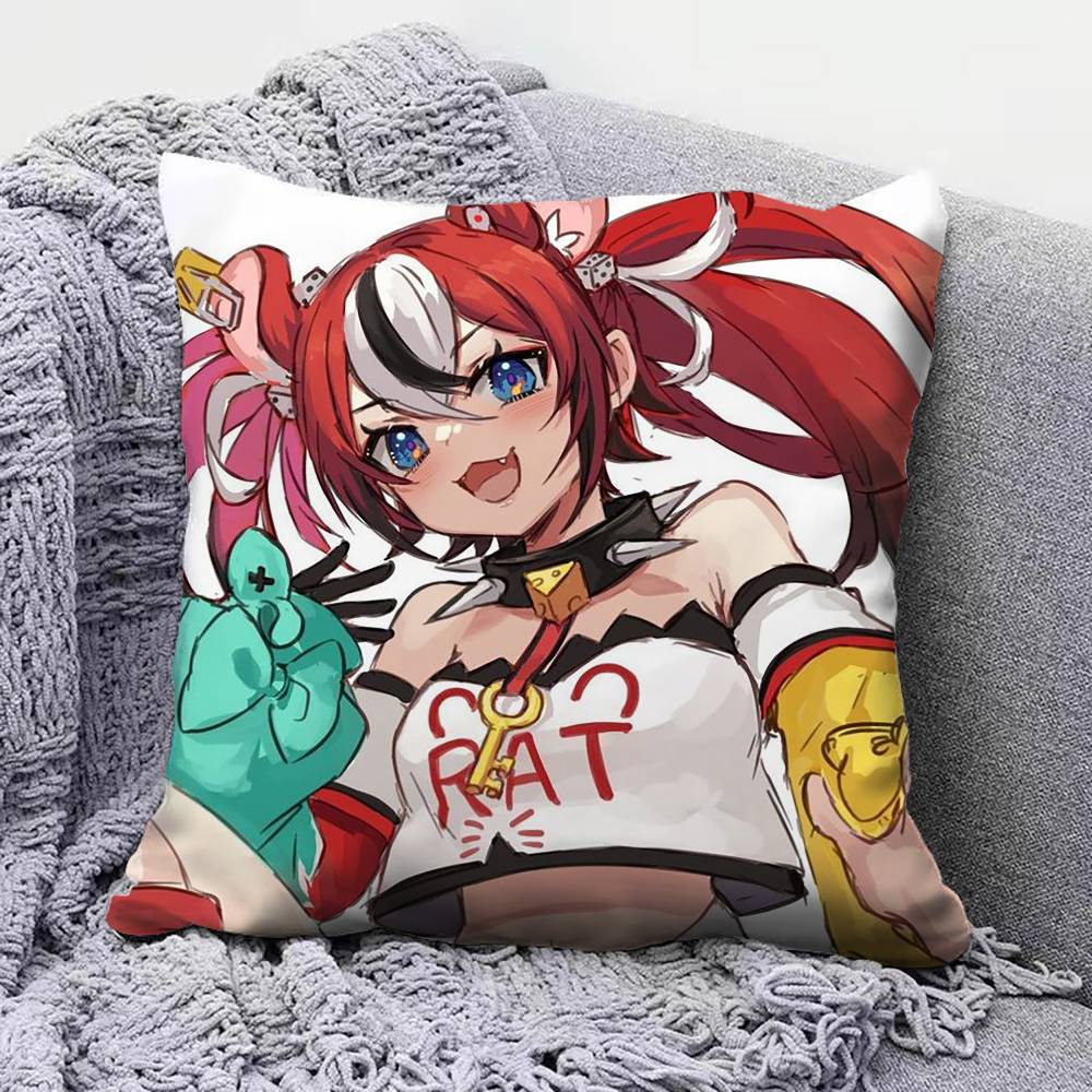 hakos balez Hololive Pillow Covers Home Sofa Cushion Covers and Aecorative Custom