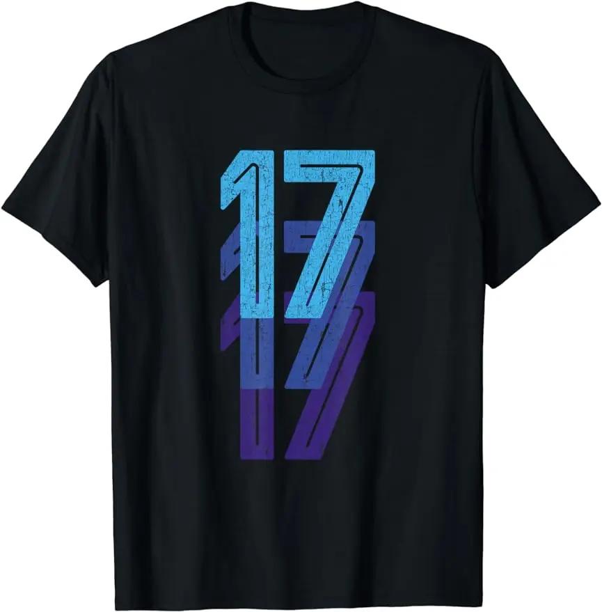Number #9 Red Block Lettering Number Player 13th T-Shirt Style Men Women Soft Printed Clothing Streetwear Graphic T Shirts