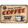 Metal Sign Coffee Tin Sign Posters Wall Decorations Vintage Cafe Retro Club Pub Bar Painting Home Decor Friends Wall Art Plaque