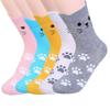 Winter Cat Paw Socks Women Thick Warm Socks Fluffy Fuzzy Cartoon Animal Cute Socks Girls Soft Floor Sock