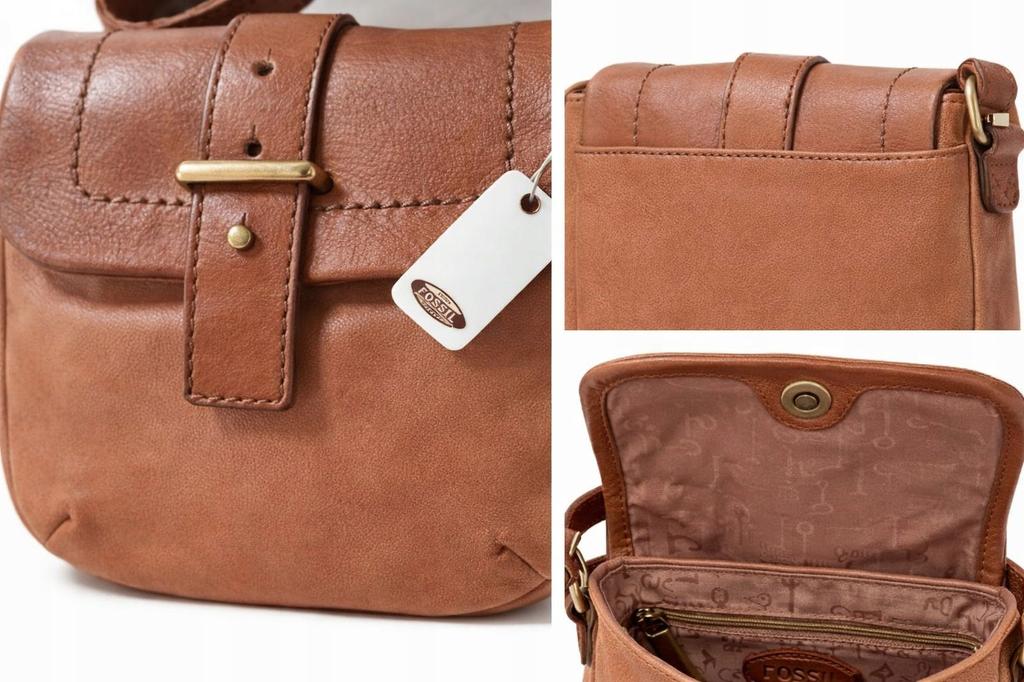 Fossil Women's Leather Mason MINI BAGS Camel MOd25