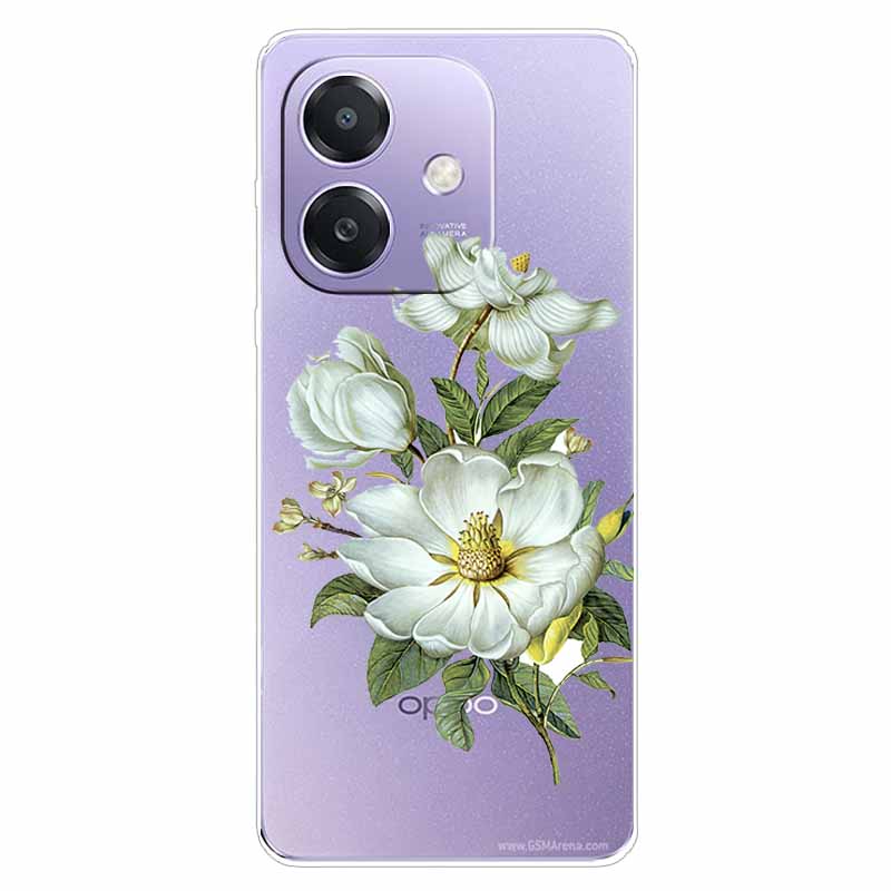 Для Oppo A60 5G CPH2683 Чехол OPPO A40 4G CPH2669 Прозрачный Мягкий Силиконовый ТПУ Чехол с Рисунком для A60 5G Прозрачный Мягкий ТПУ Чехол A40 4G