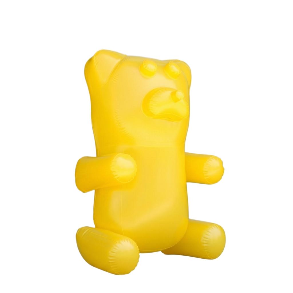 Inflatable Candy Bear Toy PVC Transparent Color Indoor Decoration