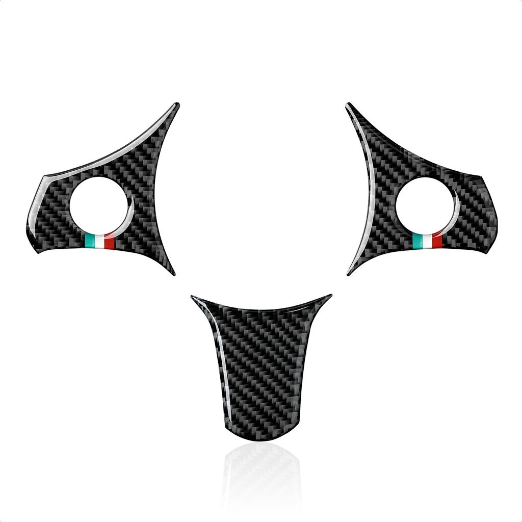 Накладка на руль автомобиля из углеродного волокна для Alfa Romeo 159 939 Brera Spider 2005 2006 2007 2008 2009 2010 2011