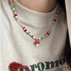 Бусины Цепочка Гриб Ключица Цепь Украшение на Шею Жемчужная Ключичная Цепь Лето