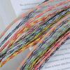 3 мм 5 ярдов Эластичная веревка Цветная круглая резинка Для одежды Шнурок для обуви Рюкзак Эластичные витые шнуры Швейные аксессуары для одежды