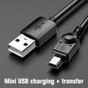 Mini USB Cable USB To Mini USB Fast Data Charger Cable For MP3 MP4 Player Car DVR GPS Digital Camera Mini USB Extra Long 2M/3M