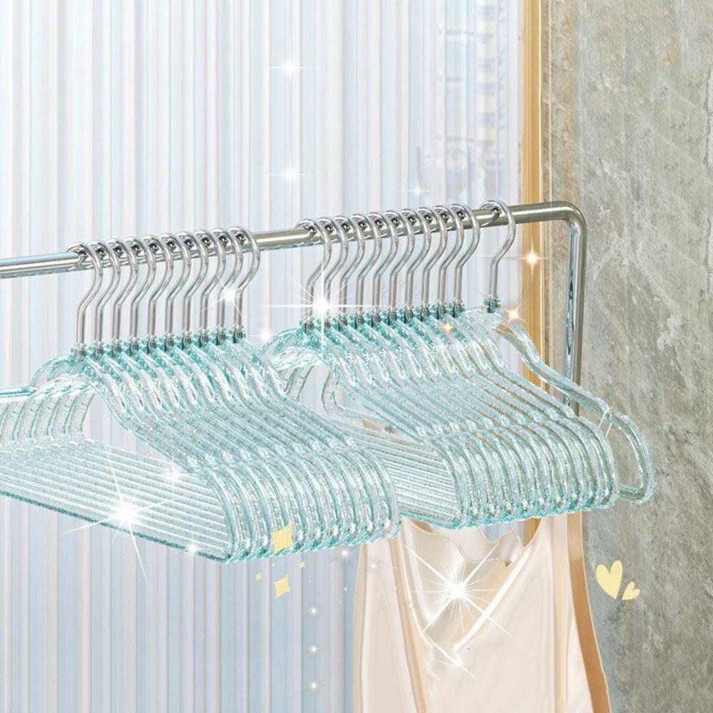 10 шт. акриловые вешалки для одежды без следов, нескользящая вешалка для брюк, сушилка для одежды, спальни