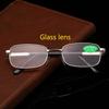 Metallic Aspherical Glasses Lenses Presbyopic Eyewear Donghai Crystal Label Unisex Reading Eyeglasses +1.0+2.0+3.0+4.0