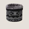 Thick Fleece Muffler Windproof Warm Neck Warmer Fashion Winter Knitted Scarf  Women