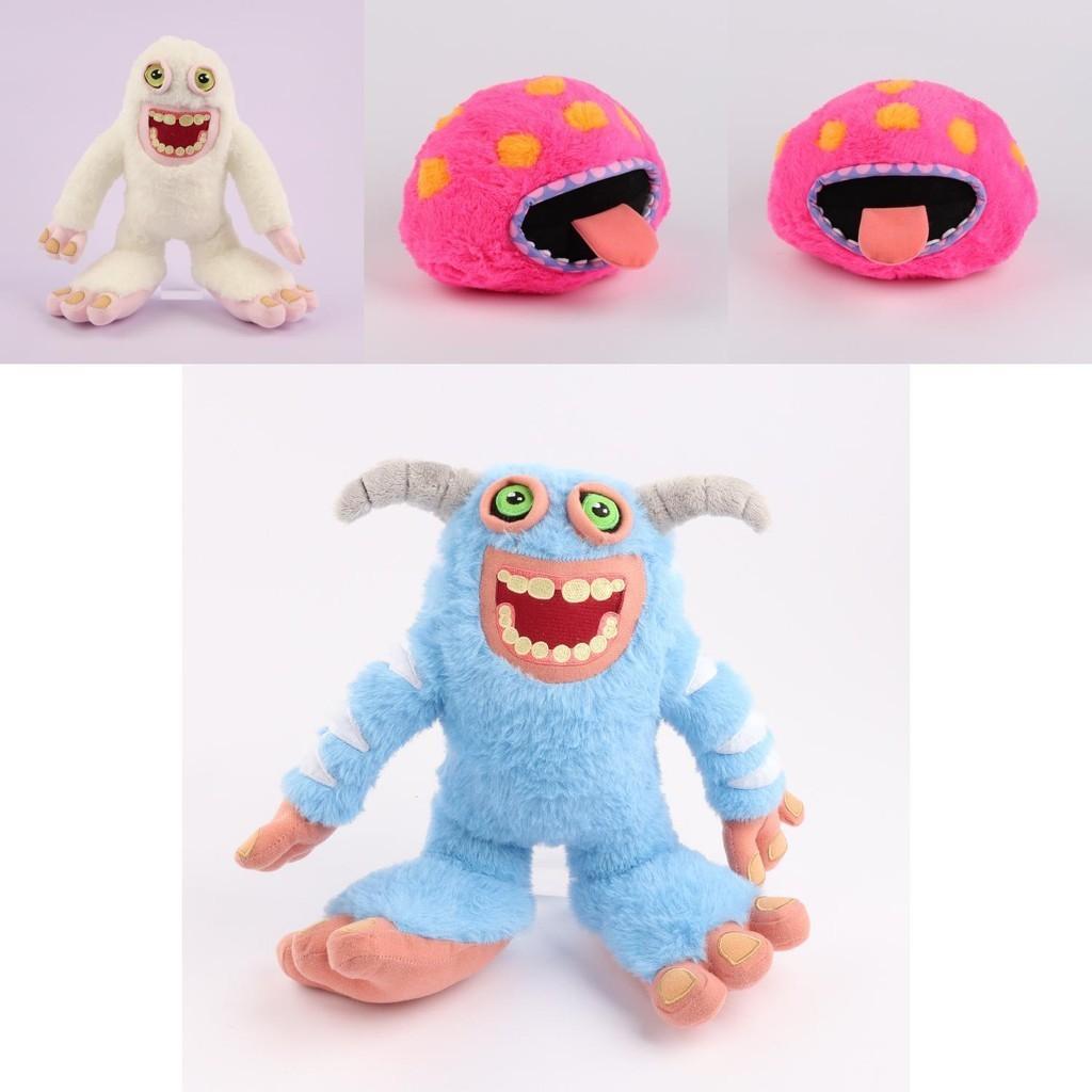 My Singing Monsters Collectible Plushies Blue White And Pink