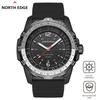 NORTH EDGE EVOQUE 2 Мужские цифровые военные часы на солнечных батареях Экологические мужские спортивные наручные часы Светящиеся часы Водонепроницаемые 50M