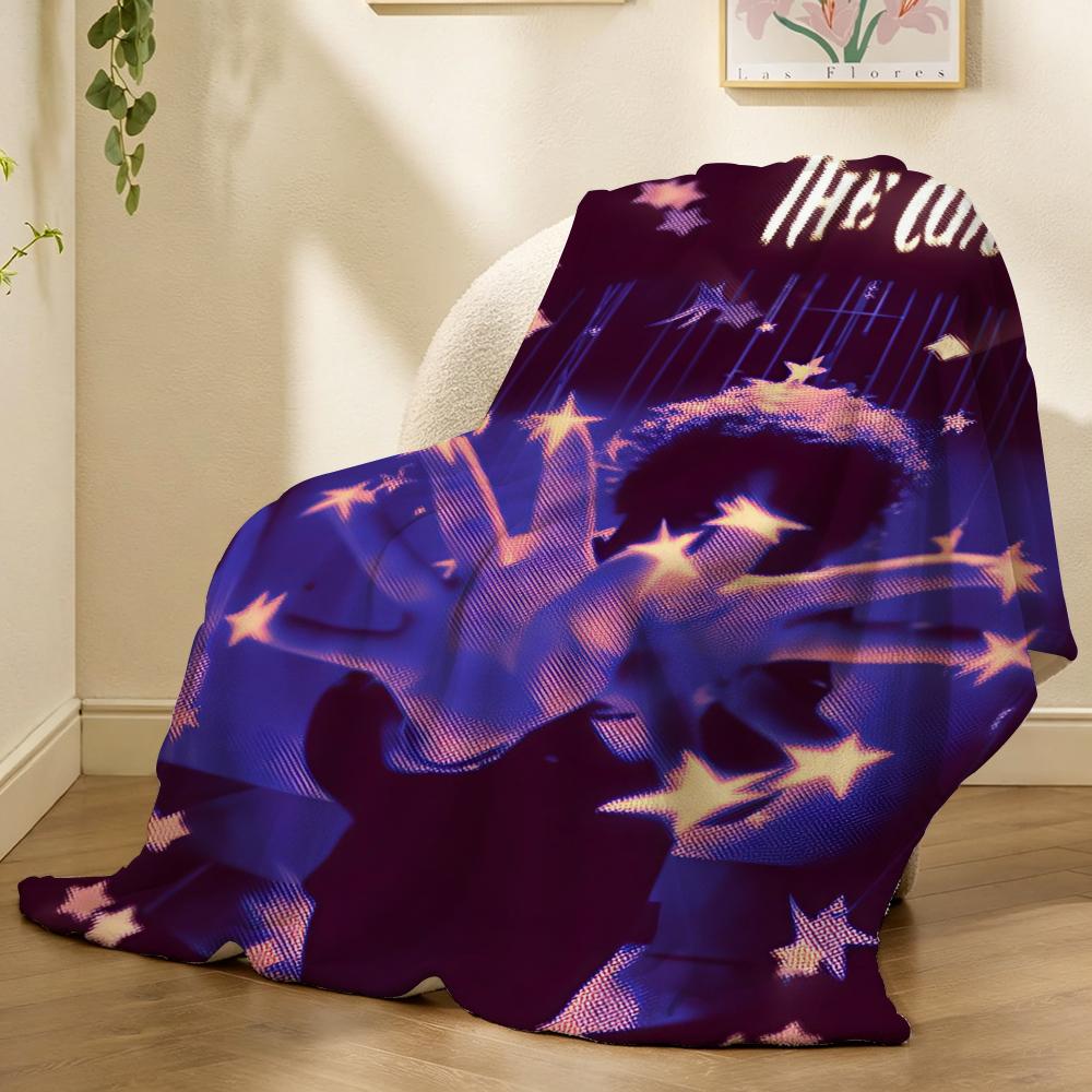 Band The C-Cure Throw Soft Flannel Throw Blanket, Lightweight Breathable Summer Nap Blanket For Sofa Home Travel Cozy Decor