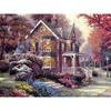 DIY Diamond Embroidery Landscape Full Round Diamond Painting Cross Stitch Rhinestone Scenery Picture