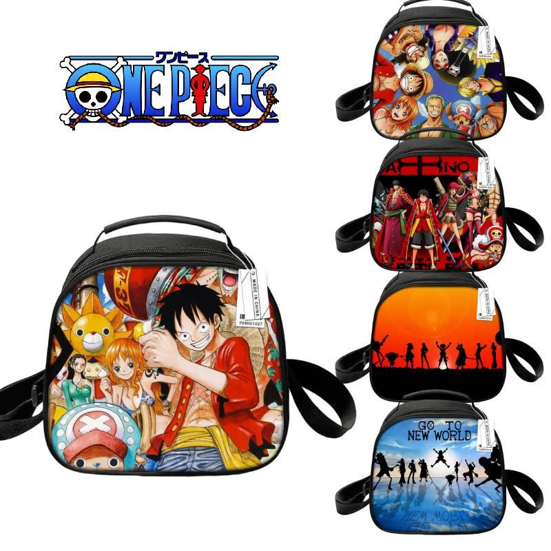 Customizable Cartoon Anime One Piece Lunch Box Cute Round Lunch Bag With Thermal Insulation Portable And Convenient