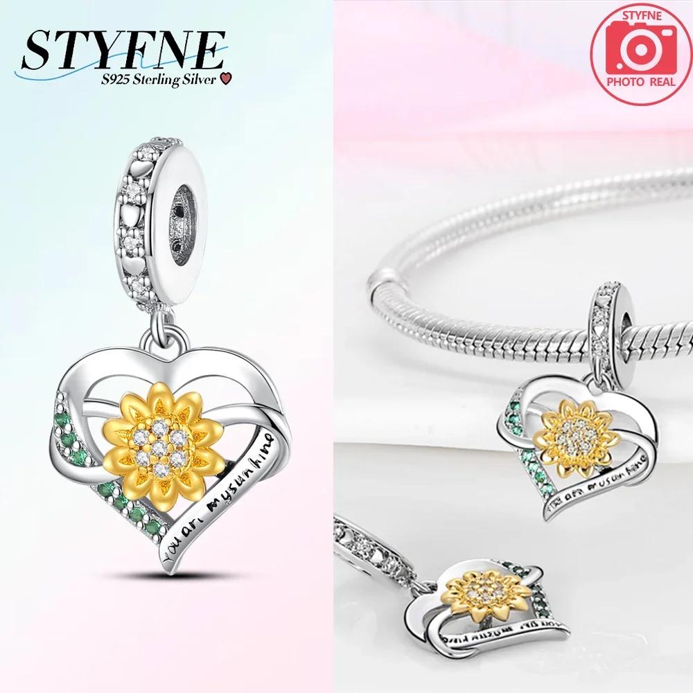Charm Bead Components Copper Metal Compatible With Authentic Original Bracelet High Quality Fine Jewelry Womens Brand Latest Arrival Autumn Sunset