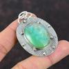 Chrysoprase Pendant 925 Sterling Silver Pendant Genuine Gemstone Jewelry Handmade Pendant Chrysoprase Jewelry Gift For Wife Women Pendant
