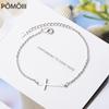 925 Sterling Silver Cross Charm Bracelet&Bangle For Women Elegant Party Jewelry Pulseras Sl349