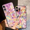 Красивый чехол Сейлор Мун для iPhone XS Max 15 16 14 Plus 7 8 17Air 13 12 11 17 Pro Max XR Черный Мягкий чехол для телефона