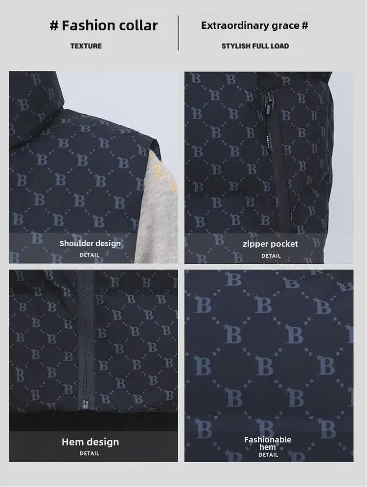 Мужской модный хлопковый жилет с воротником-стойкой - повседневная мода осень/зима