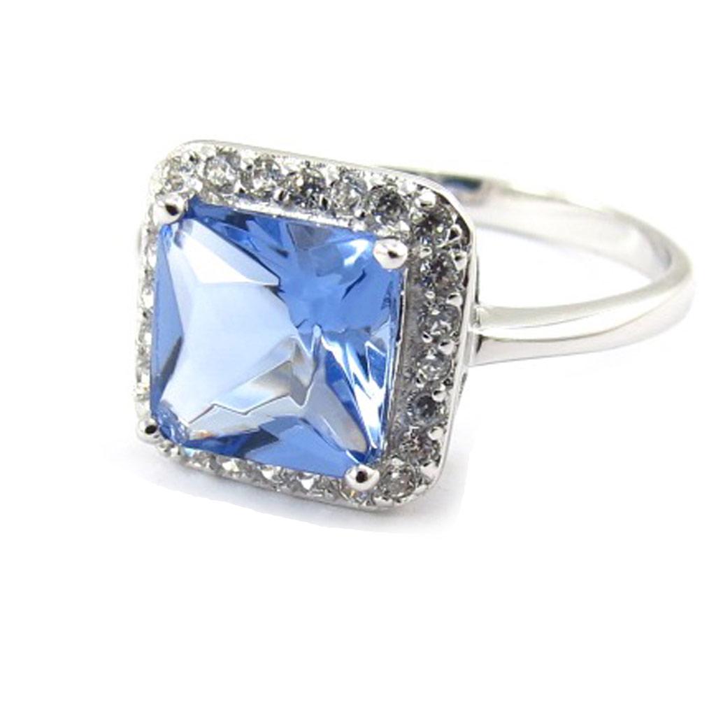 Bague Argent 'Sissi' tanzanite